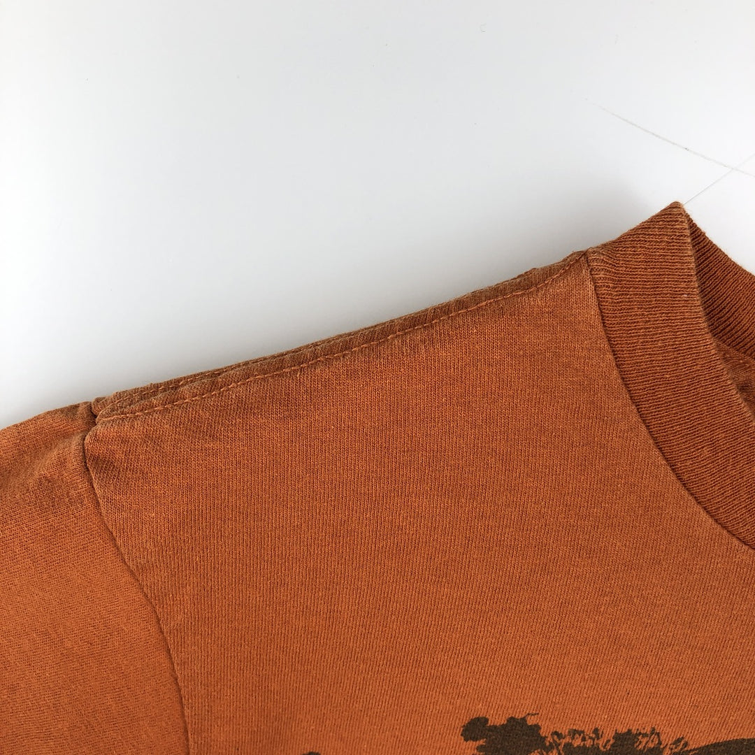 Harley-Davidson Motorcycle Bike T-shirt for women, size M cotton orange type Vintage Second Hand