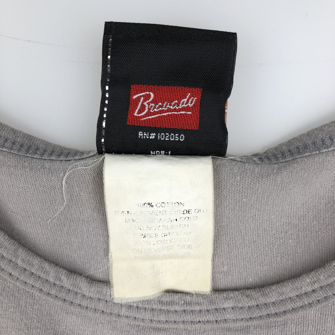 2000'S Harley-Davidson Rhinestone Motorcycle T-Shirt, Women's Size S (approx.) cotton gray type Vintage Second Hand