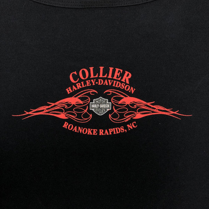 2000'S Harley-Davidson Rhinestone Motorcycle T-Shirt, Women's Size M (approx.) cotton black type Vintage Second Hand