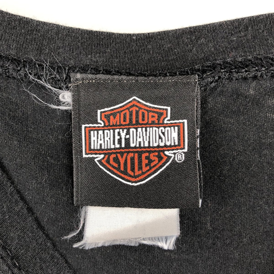 2000'S Harley-Davidson Rhinestone Motorcycle T-Shirt, Women's Size M (approx.) unclear black type Vintage Second Hand