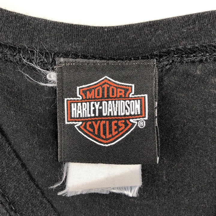 2000'S Harley-Davidson Rhinestone Motorcycle T-Shirt, Women's Size M (approx.) unclear black type Vintage Second Hand