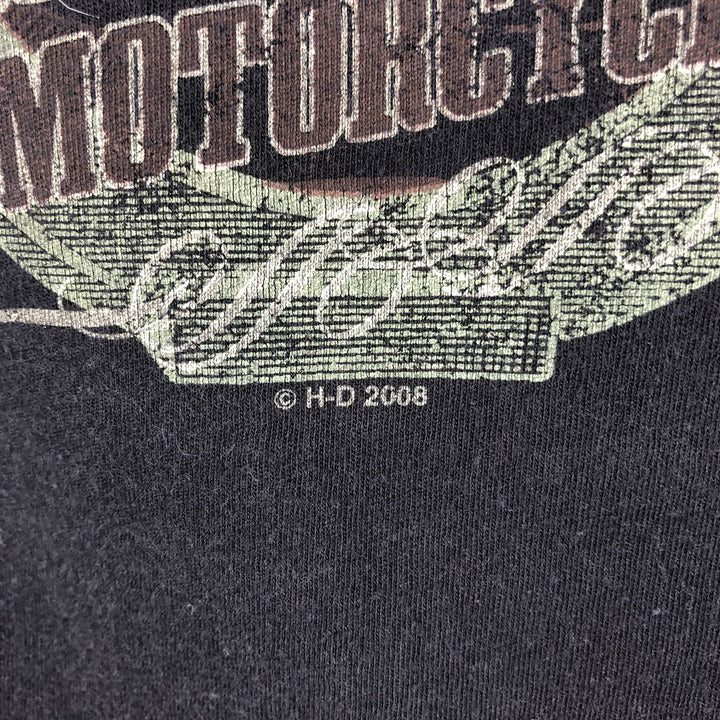 2000'S Harley-Davidson Rhinestone Motorcycle T-Shirt, Women's Size M (approx.) unclear black type Vintage Second Hand