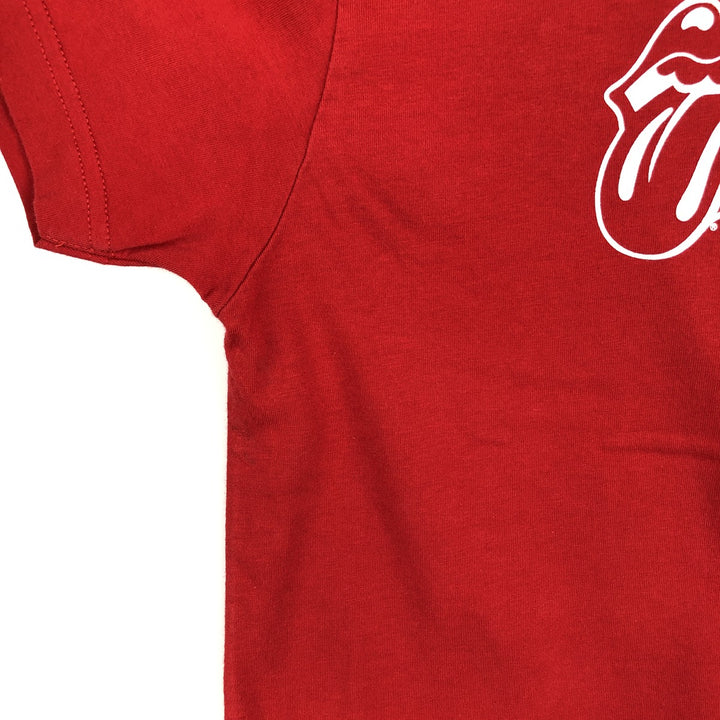 Harley-Davidson The Rolling Stones Motorcycle T-shirt, Women's Size S (approx.) cotton red type Vintage Second Hand