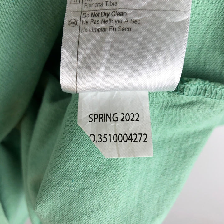 Carhartt Loose Fit Short Sleeve T-Shirt with One-Point Logo Pocket (Women's Size L) cotton Mint green Vintage Second Hand