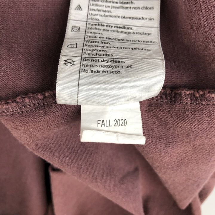 Carhartt ORIGINAL FIT Short-Sleeve T-Shirt with One-Point Logo Pocket (Women's Size M) cotton bordeaux Vintage Second Hand