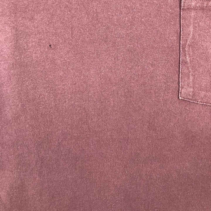 Carhartt ORIGINAL FIT Short-Sleeve T-Shirt with One-Point Logo Pocket (Women's Size M) cotton bordeaux Vintage Second Hand