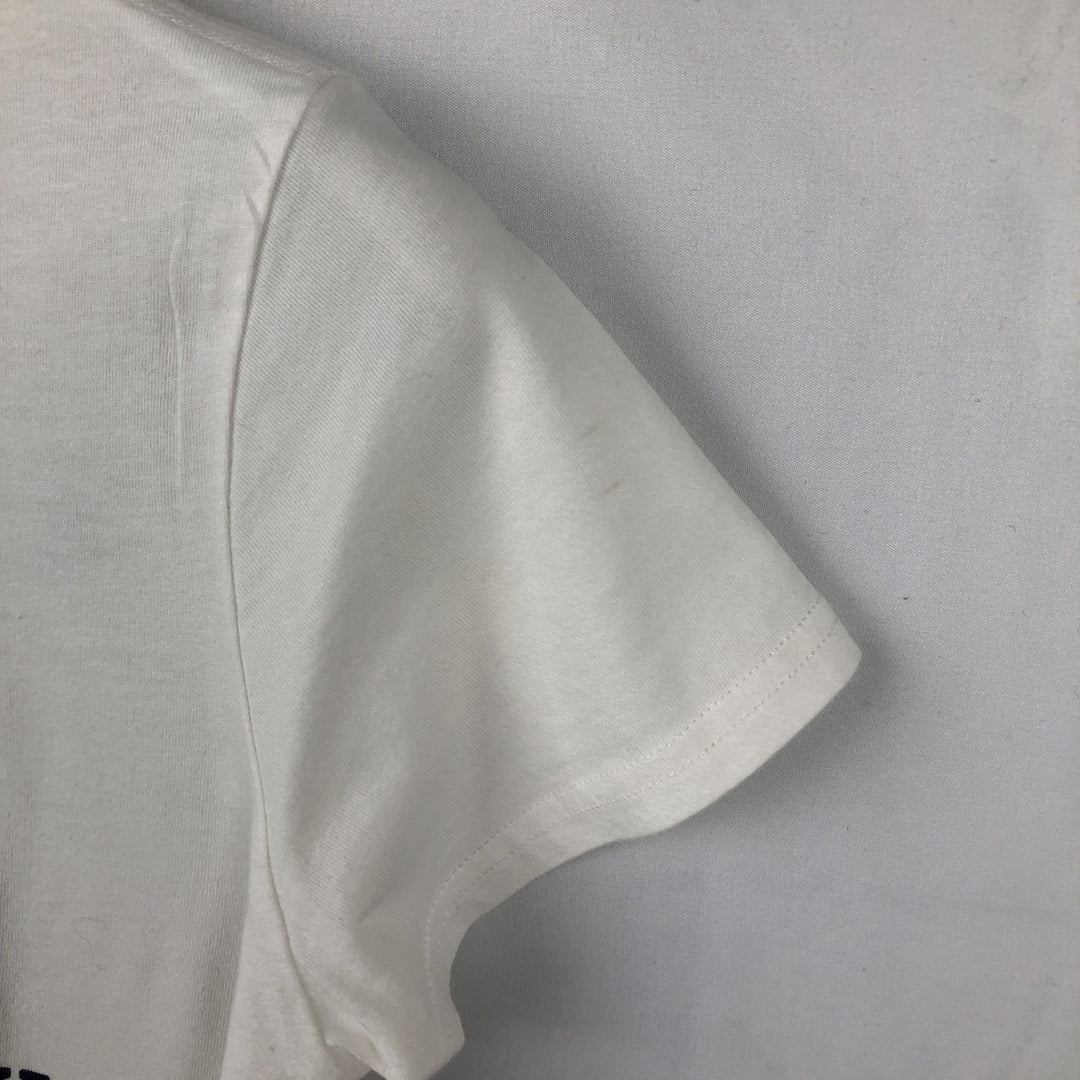 Quiksilver Roxy surf skate t-shirt, women's size M (approx.) cotton white type Vintage Second Hand