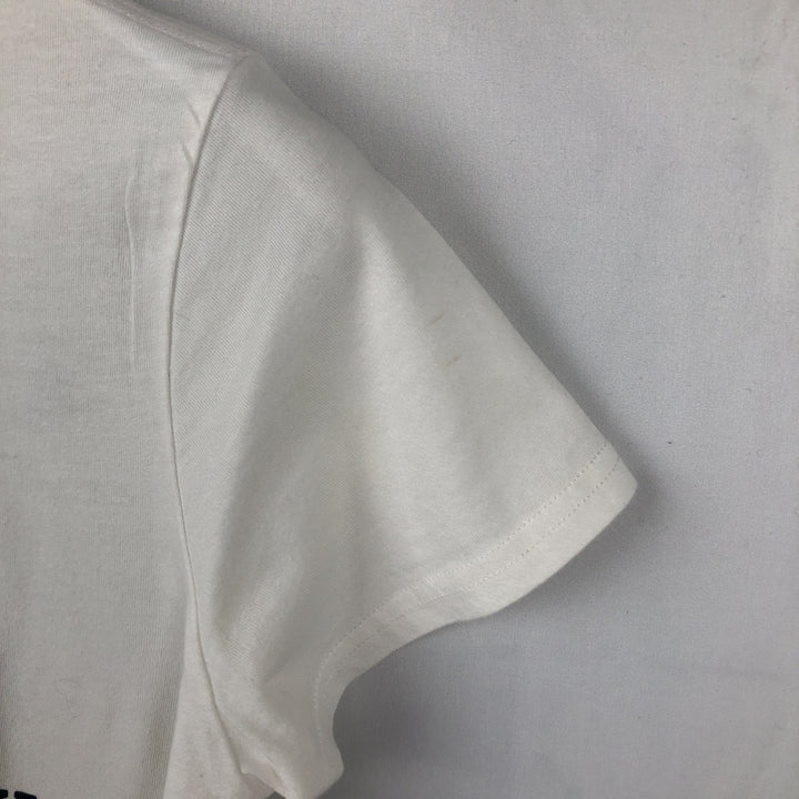 Quiksilver Roxy surf skate t-shirt, women's size M (approx.) cotton white type Vintage Second Hand