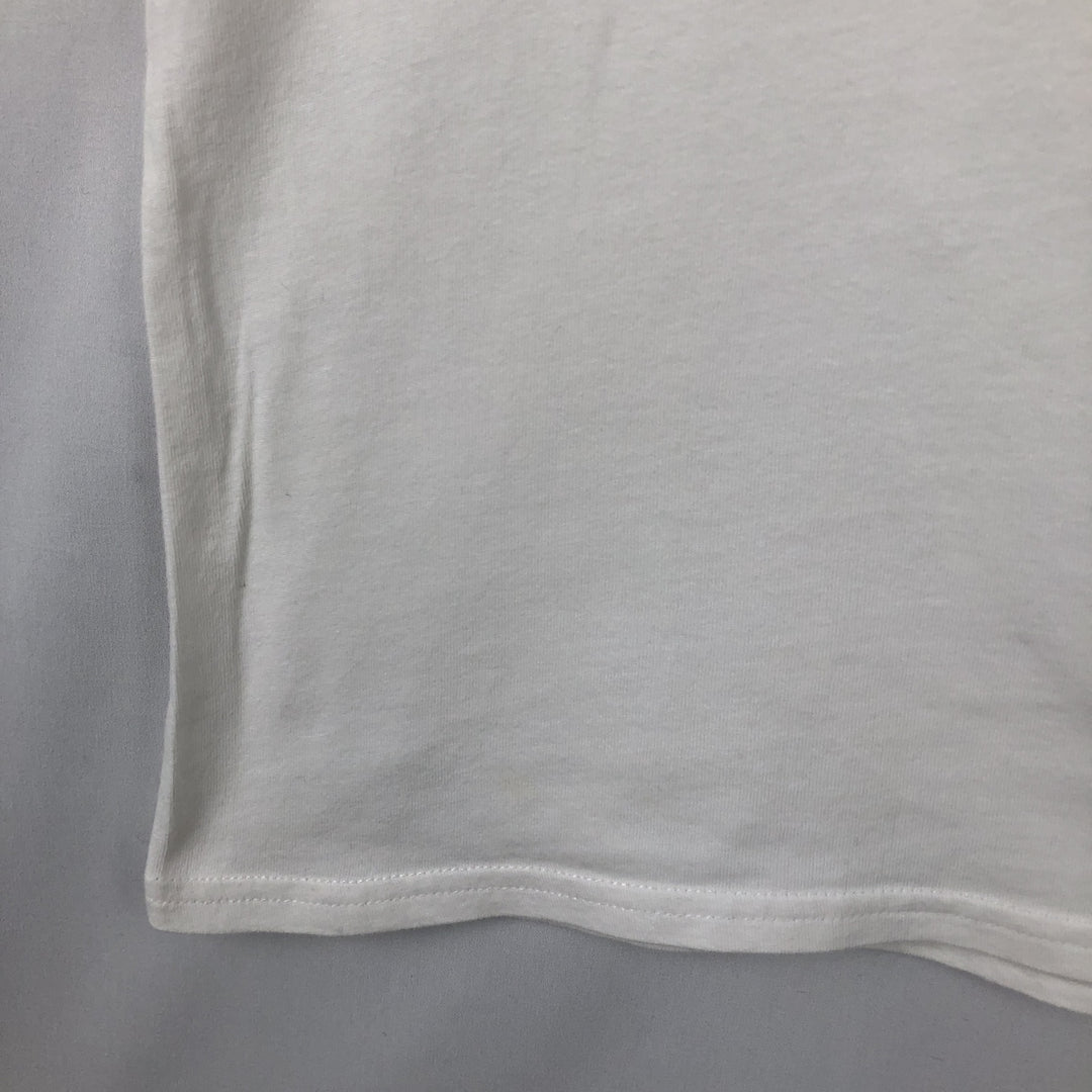 Quiksilver Roxy surf skate t-shirt, women's size M (approx.) cotton white type Vintage Second Hand