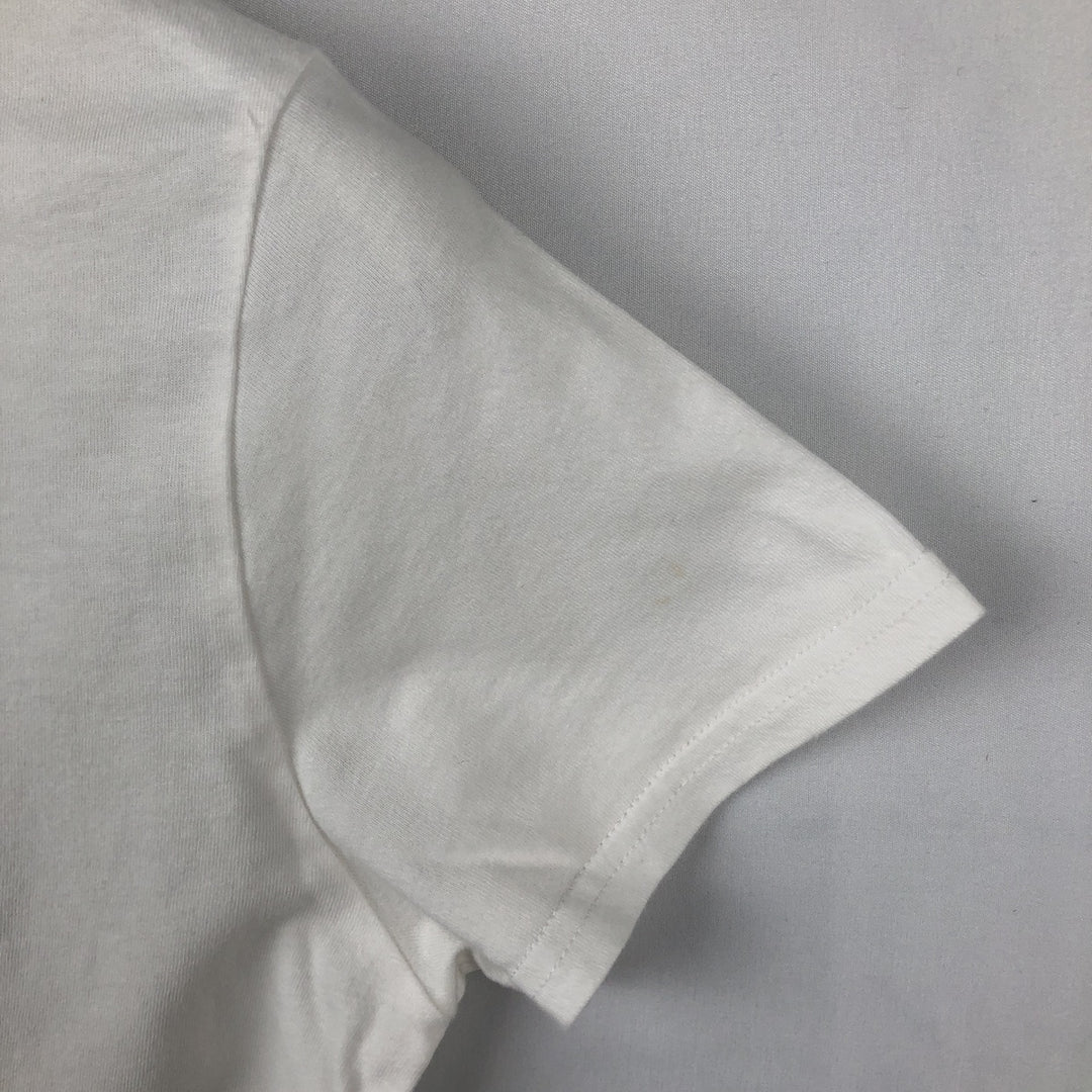 Quiksilver Roxy surf skate t-shirt, women's size M (approx.) cotton white type Vintage Second Hand