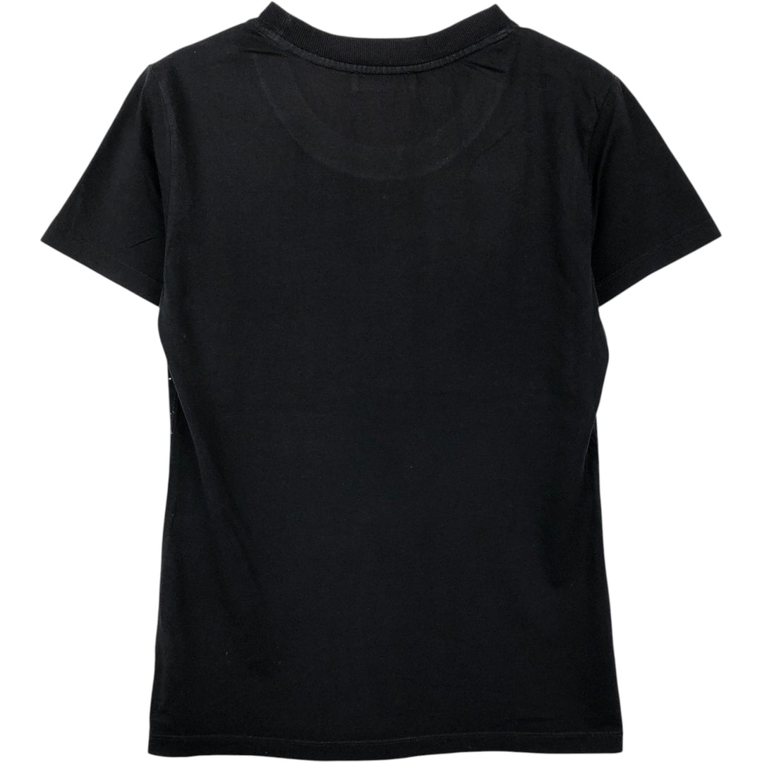 Diesel large print short-sleeved logo t-shirt, women's size XS. cotton black type Vintage Second Hand