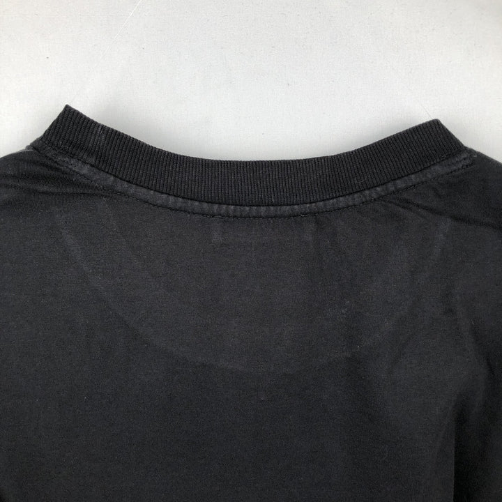 Diesel large print short-sleeved logo t-shirt, women's size XS. cotton black type Vintage Second Hand