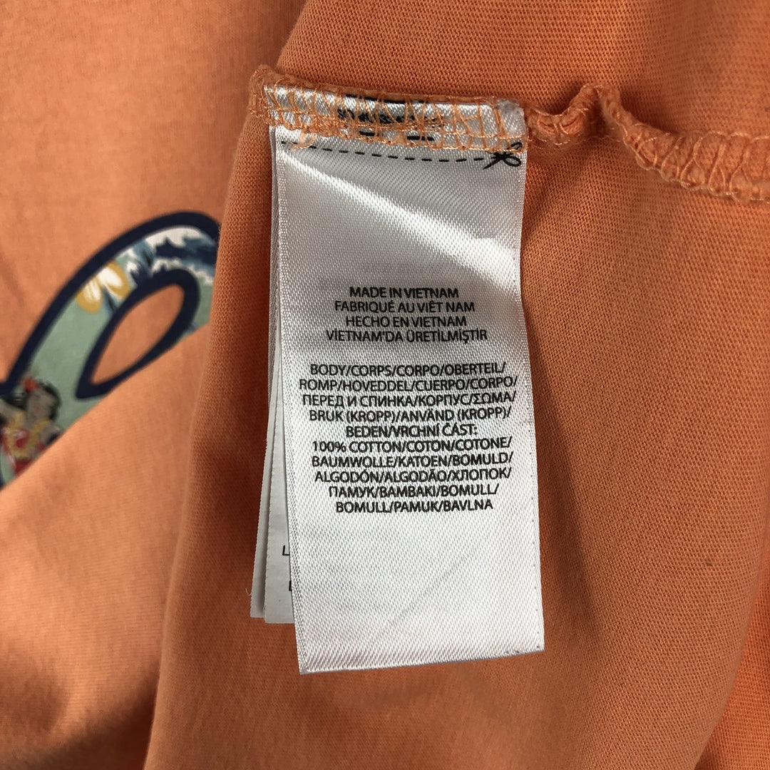 Ralph Lauren POLO RALPH LAUREN Short-Sleeve Logo T-Shirt, Women's Size L (approx.) cotton orange type Vintage Second Hand