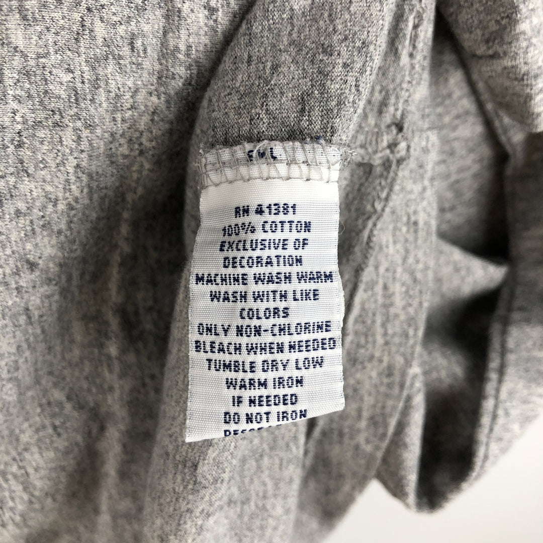 Ralph Lauren POLO RALPH LAUREN Short-Sleeve T-Shirt with One-Point Logo Pocket, Men's Size M (approx.) cotton gray type Vintage Second Hand