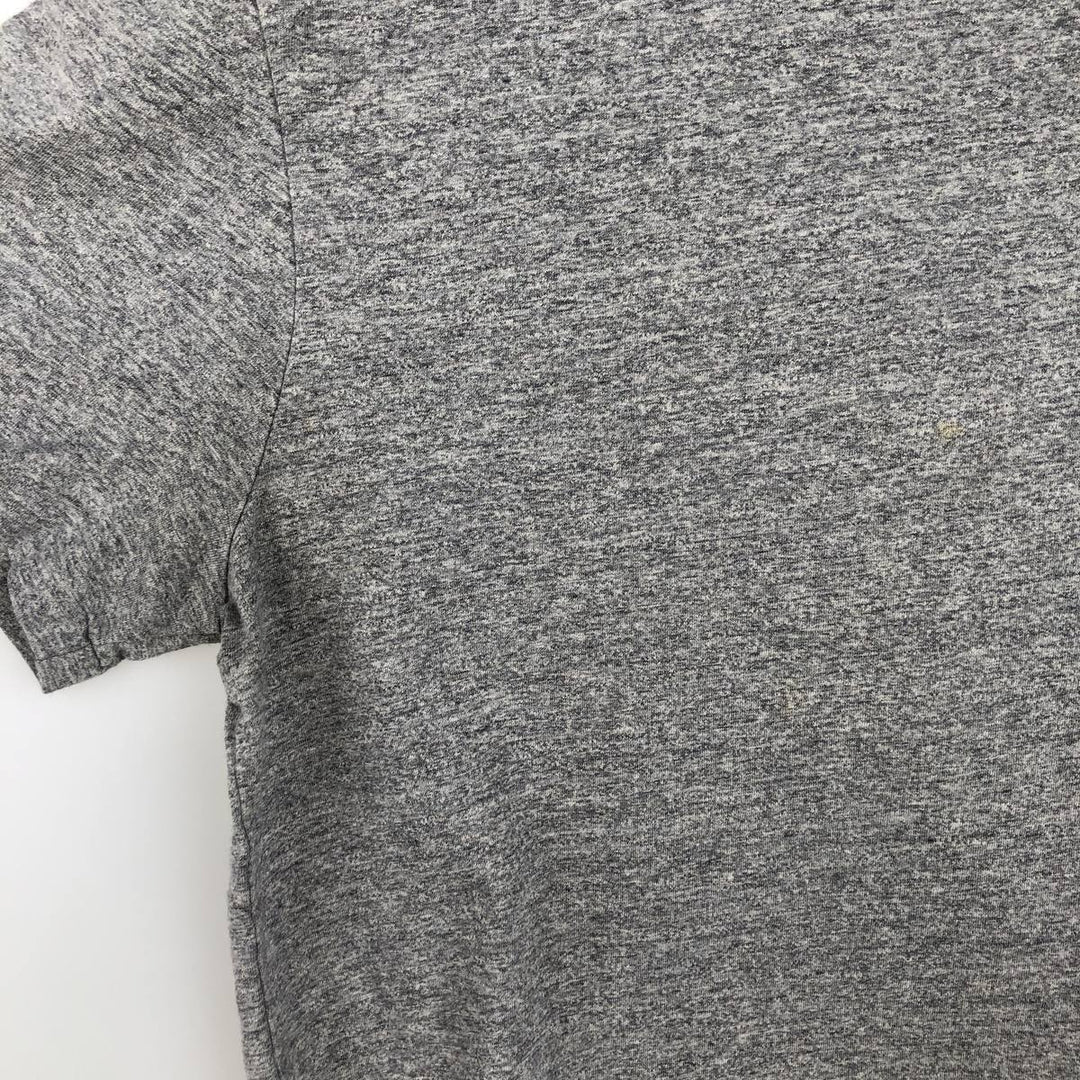 Ralph Lauren POLO RALPH LAUREN Short-Sleeve T-Shirt with One-Point Logo Pocket, Men's Size M (approx.) cotton gray type Vintage Second Hand