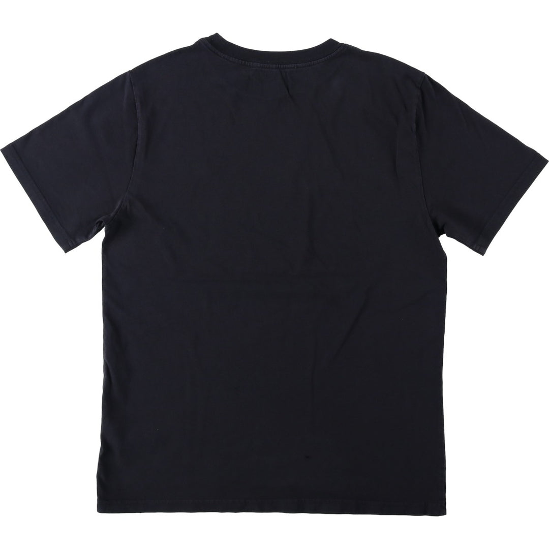 Ralph Lauren POLO RALPH LAUREN Short-Sleeve T-Shirt with One-Point Logo, Women's Size M (approx.) cotton black type Vintage Second Hand