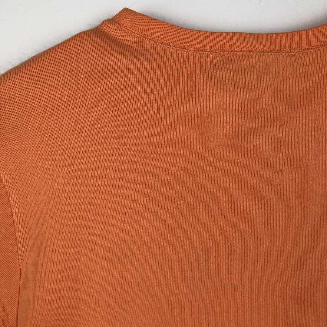 Ralph Lauren RALPH LAUREN SPORT Short-Sleeve T-Shirt with One-Point Logo, Women's Size XL (approx.) cotton orange type Vintage Second Hand