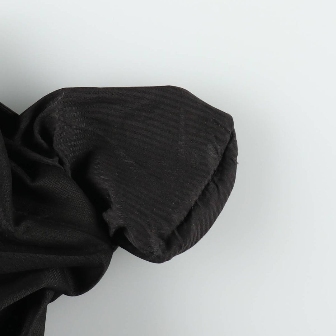 Sean John three-pleat slacks for men, size W32 (approx.) polyester black type Vintage Second Hand