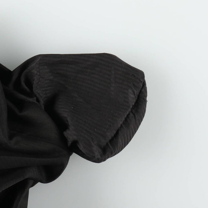 Sean John three-pleat slacks for men, size W32 (approx.) polyester black type Vintage Second Hand