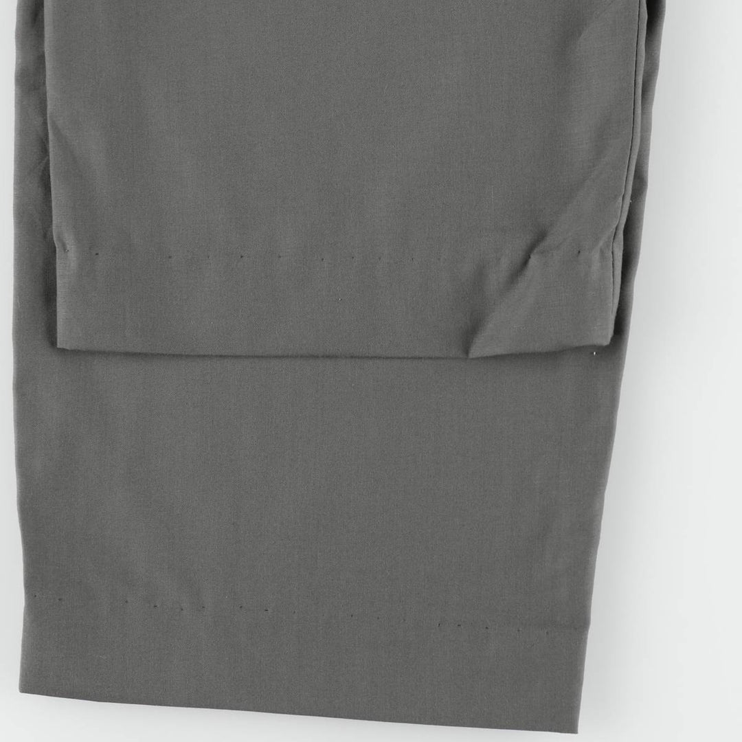 Z.CAVA RICCI Two-pleat slacks, men's size W29 (approx.) polyester Khaki type Vintage Second Hand