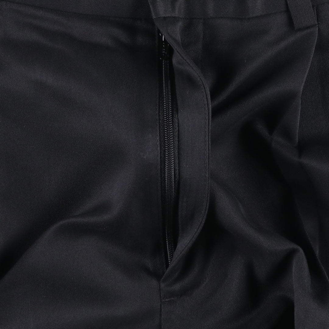 PGA TOUR Two-Pleat Slacks Pants, Men's Size W34 (approx.) polyester navy blue type Vintage Second Hand