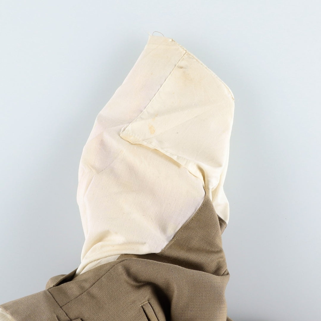 WH.H.LEISHMAN Two-Pleat Slacks Pants, Men's Size W30 (approx.) polyester beige type brown Vintage Second Hand