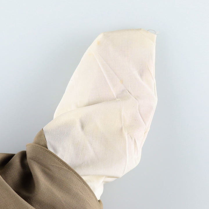 WH.H.LEISHMAN Two-Pleat Slacks Pants, Men's Size W30 (approx.) polyester beige type brown Vintage Second Hand