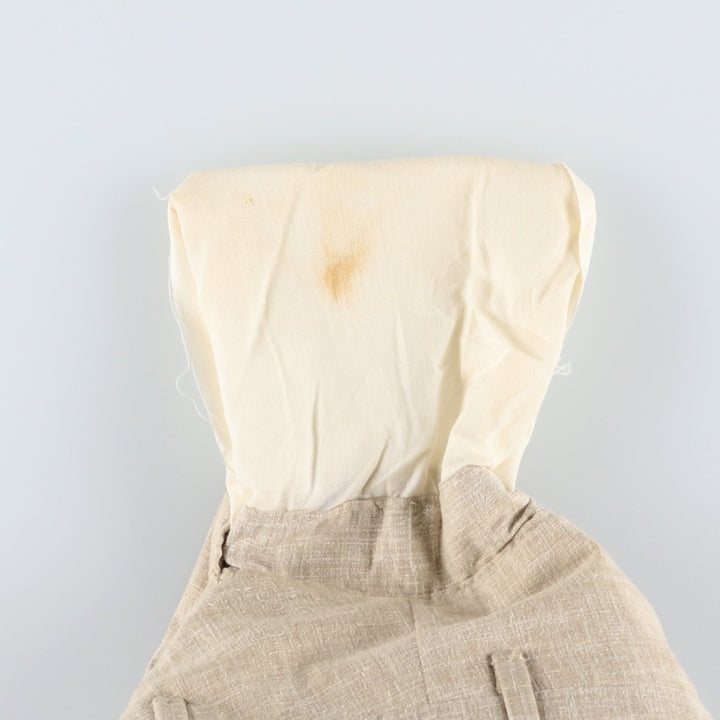 1990'S Arnold Palmer Two-Pleat Cotton x Polyester Slacks Pants, Men's Size W36 (approx.), Vintage polyester Beige type Vintage Second Hand