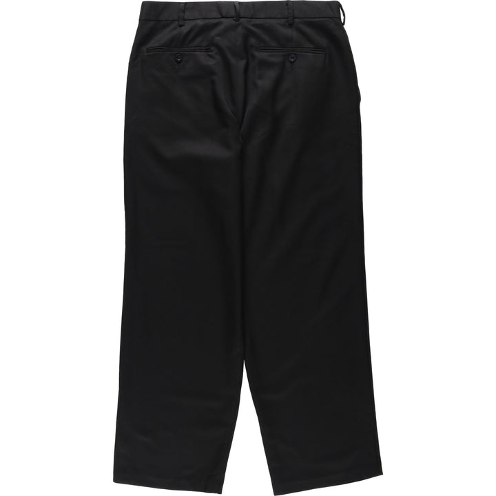 Dockers Two-pleat Slacks, Men's, Size W34 polyester black type Vintage Second Hand