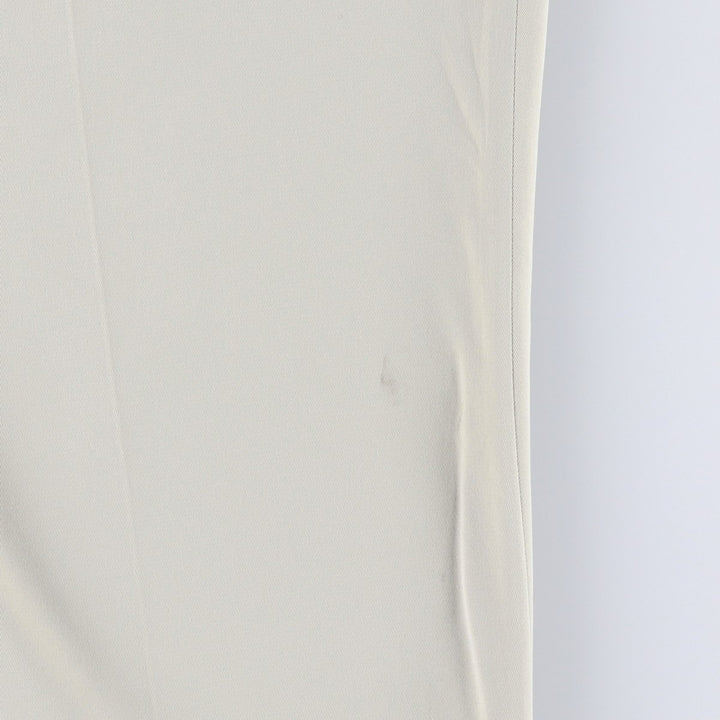 Claiborne two-pleat slacks pants for men, equivalent to size W34. polyester Beige type Vintage Second Hand