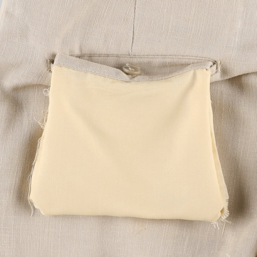 ~90'S FARAH slacks pants, men's size W30 equivalent, vintage. polyester Beige type Vintage Second Hand