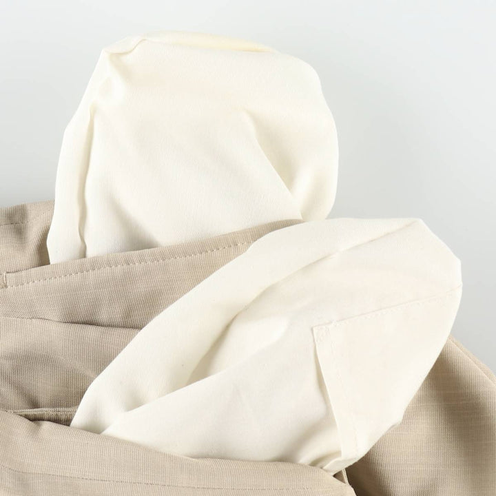 Stafford CLASSIC FIT two-pleat slacks, men's size W34 (approx.) polyester Beige type Vintage Second Hand