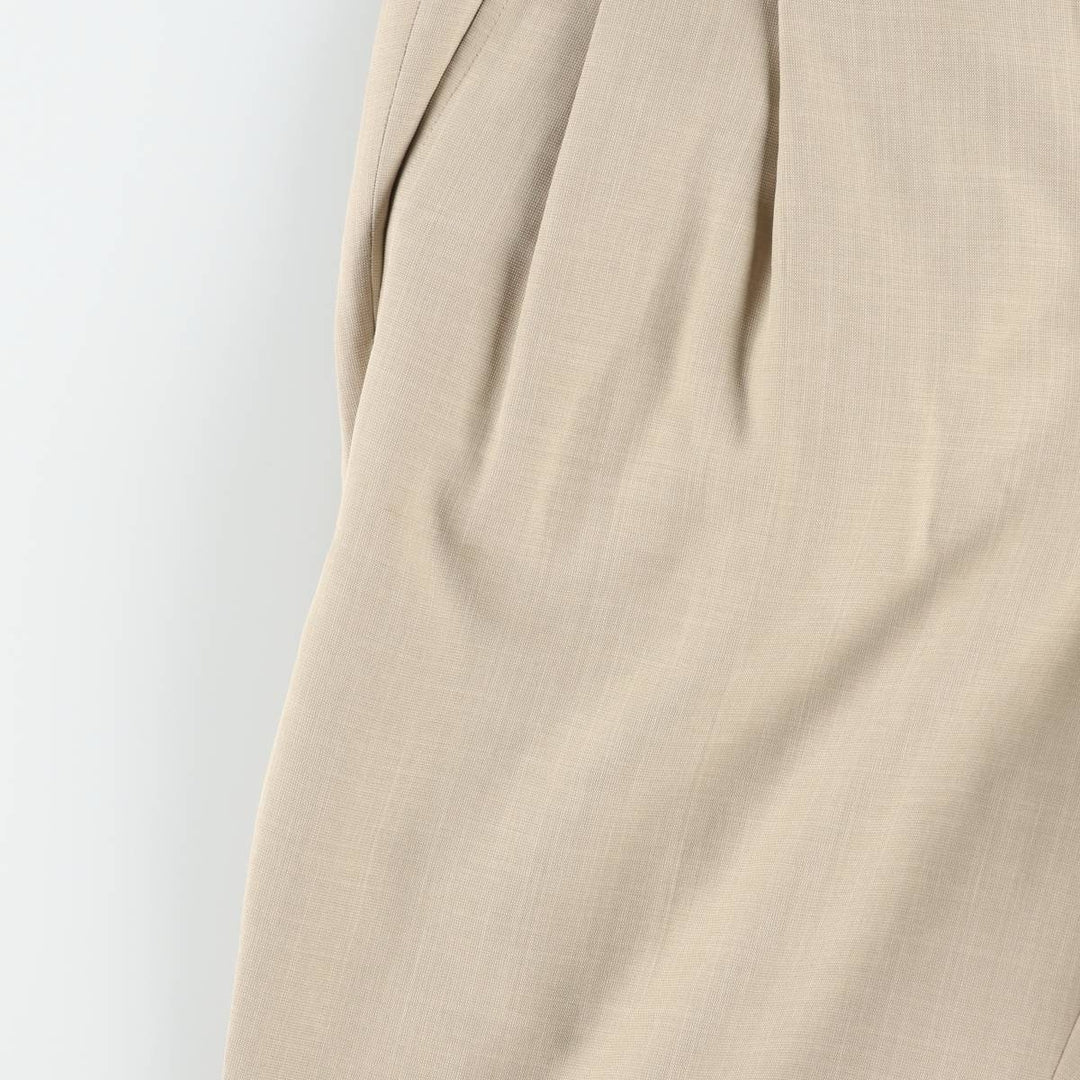 Stafford CLASSIC FIT two-pleat slacks, men's size W34 (approx.) polyester Beige type Vintage Second Hand