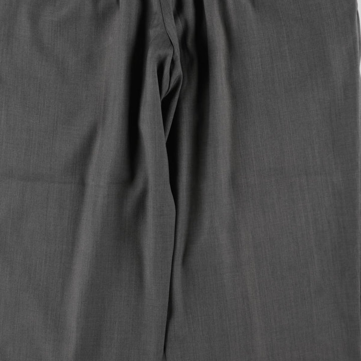 Stafford Two-pleat Slacks, Men's, Size W34 polyester gray type Vintage Second Hand