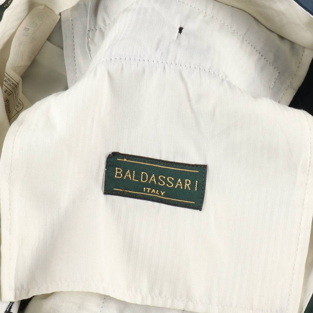 BALDASSARI Two-Pleat Slacks Pants, Men's Size W32 (approx.) unclear navy blue type Vintage Second Hand