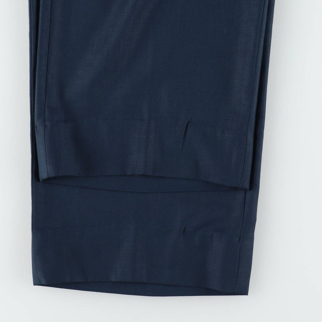 BALDASSARI Two-Pleat Slacks Pants, Men's Size W32 (approx.) unclear navy blue type Vintage Second Hand