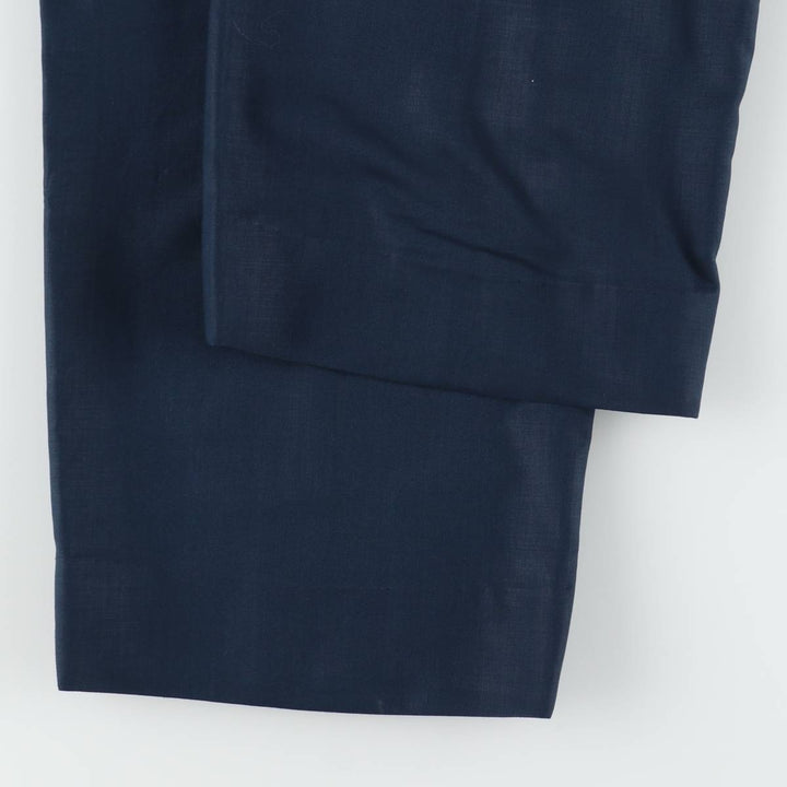 BALDASSARI Two-Pleat Slacks Pants, Men's Size W32 (approx.) unclear navy blue type Vintage Second Hand