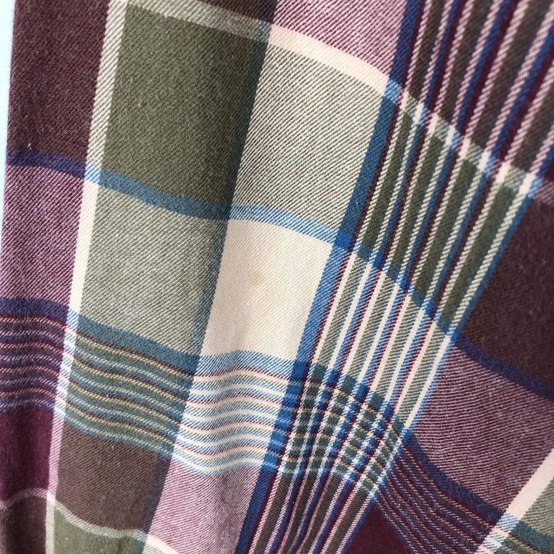 Ralph Lauren long sleeve button down check shirt, men's XL size cotton red type Vintage Second Hand
