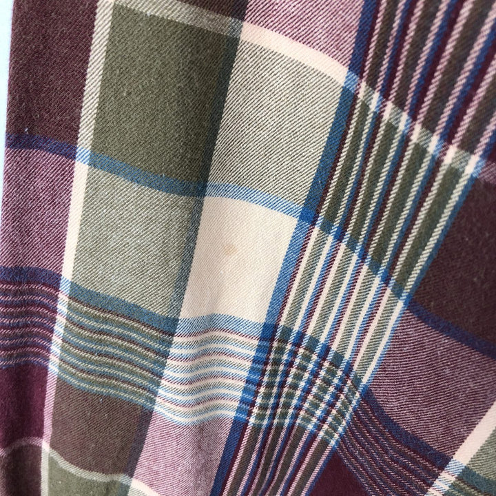 Ralph Lauren long sleeve button down check shirt, men's XL size cotton red type Vintage Second Hand