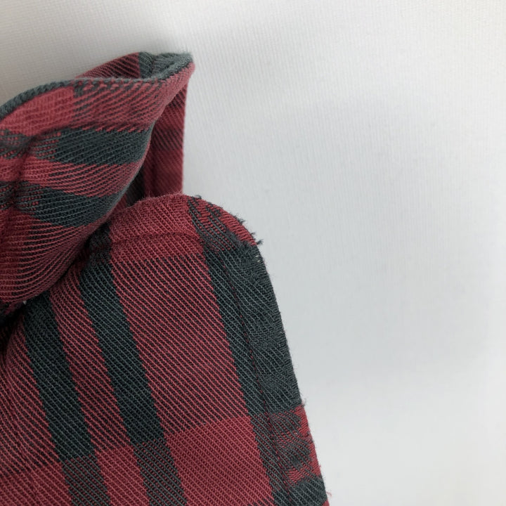 Ralph Lauren long sleeve button down check shirt, men's XL size cotton red type Vintage Second Hand