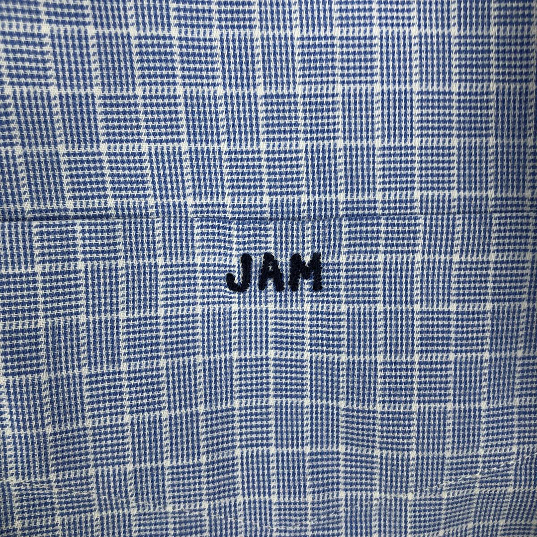Ralph Lauren POLO by Ralph Lauren ANDREW long sleeve cotton check shirt, men's size L cotton Blue type light blue Vintage Second Hand