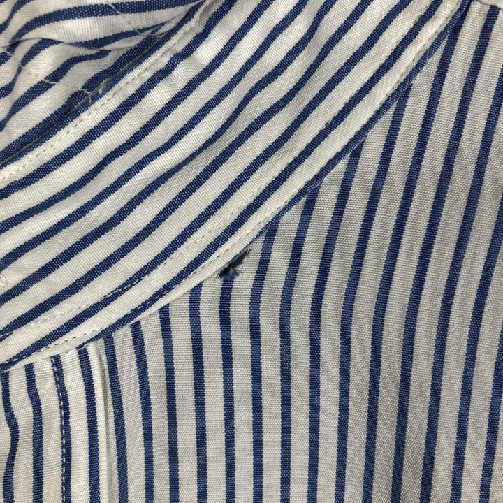 Ralph Lauren POLO by Ralph Lauren Long Sleeve Cotton Striped Shirt Men's Size L cotton blue type Vintage Second Hand