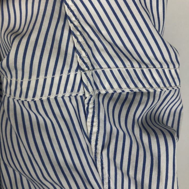 Ralph Lauren POLO by Ralph Lauren Long Sleeve Cotton Striped Shirt Men's Size L cotton blue type Vintage Second Hand
