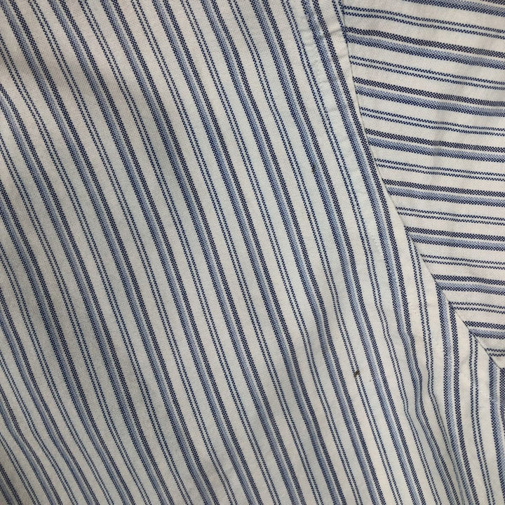 Ralph Lauren Classic Fit Multi-Stripe Long Sleeve Button-Down Striped Shirt, Men's XL cotton white type Vintage Second Hand