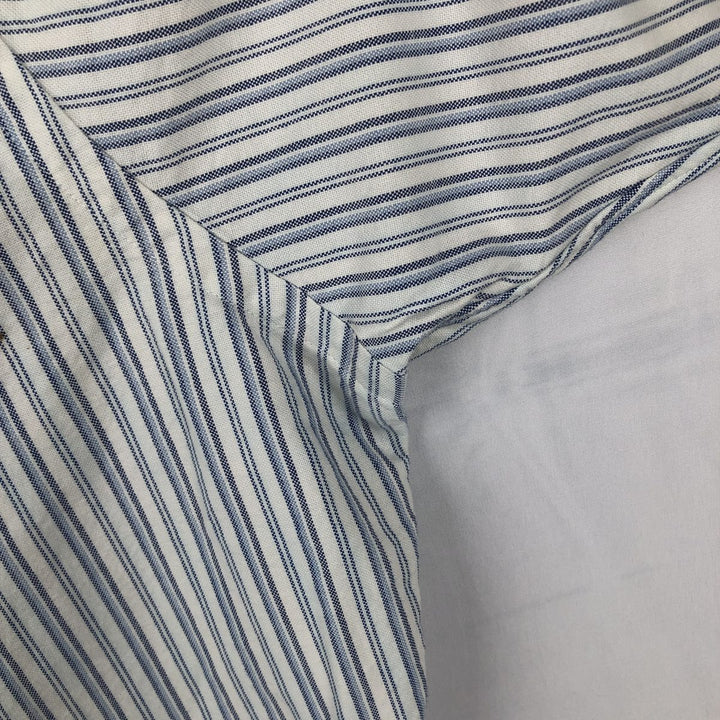 Ralph Lauren Classic Fit Multi-Stripe Long Sleeve Button-Down Striped Shirt, Men's XL cotton white type Vintage Second Hand