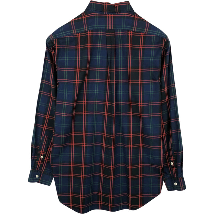 Ralph Lauren BLAKE long sleeve button down check shirt, men's size M cotton black type Vintage Second Hand