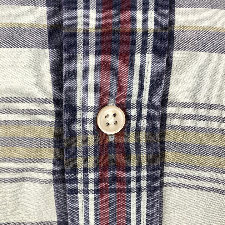 Ralph Lauren long sleeve button down check shirt, men's XL size cotton Mint green Vintage Second Hand