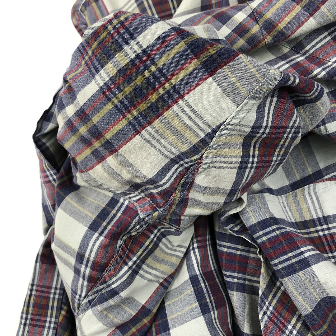 Ralph Lauren long sleeve button down check shirt, men's XL size cotton Mint green Vintage Second Hand