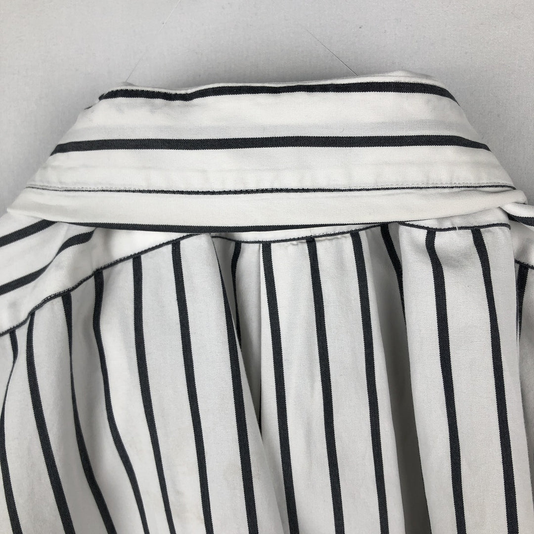 Ralph Lauren BLAKE long sleeve button-down striped shirt, men's size XL cotton white type Vintage Second Hand