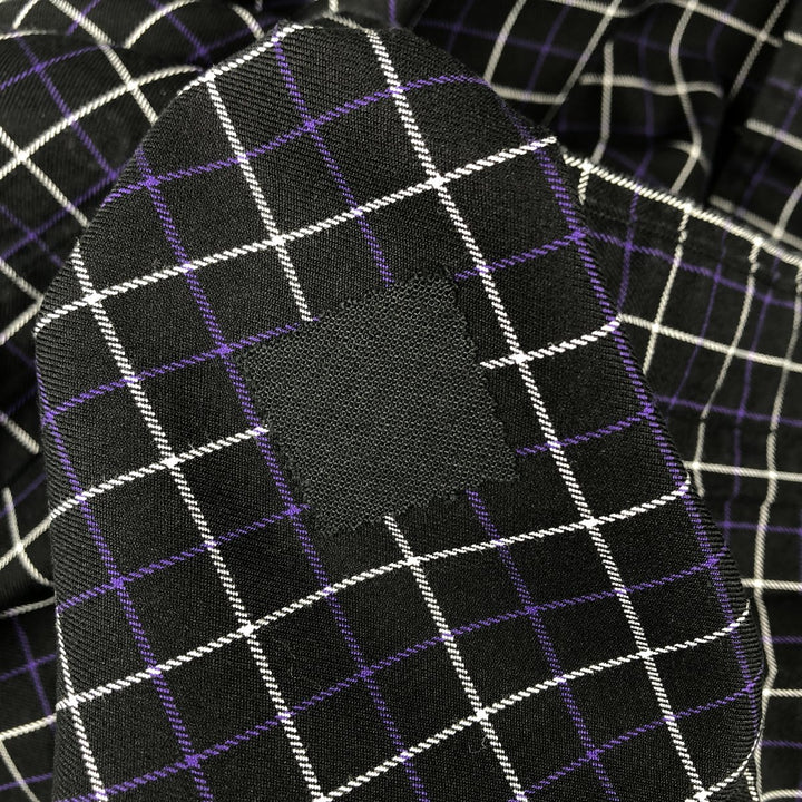 Ralph Lauren Classic Fit Long Sleeve Button Down Check Shirt Men's XL cotton black type Vintage Second Hand